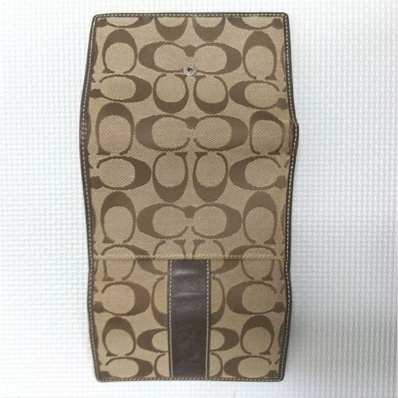Coach Monogram Bifold Wallet - Picture 3 of 8